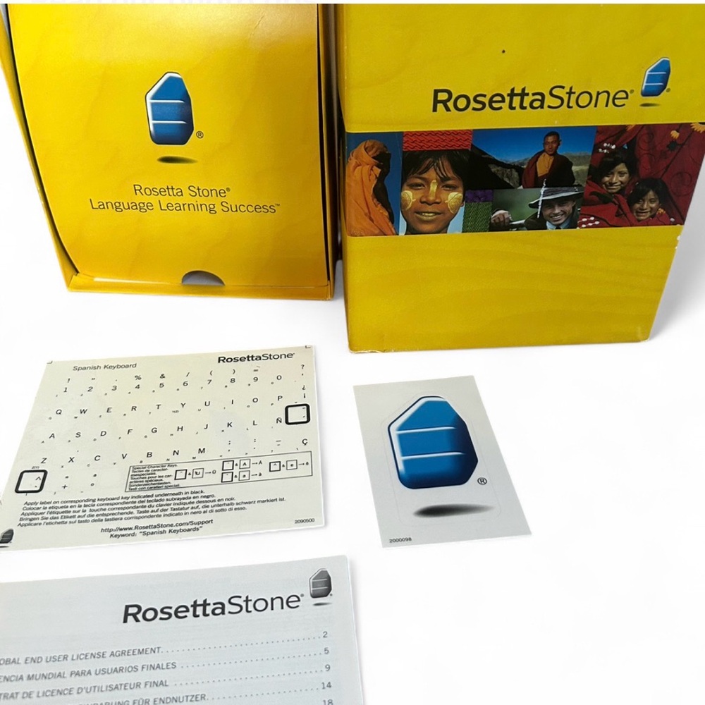 Rosetta Stone Spanish Espanol Level 1-5 Set CD ROM Version 3 No Headphones